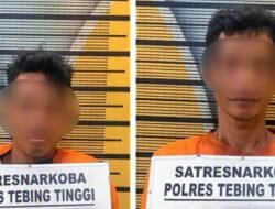 Polres Tebing Tinggi Gerebek Lokasi Marak Narkoba, Dua Pria Diamankan